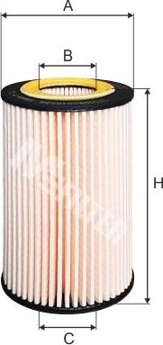 Масляный фильтр MFilter. Артикул TE 4022