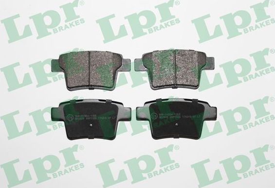 Тормозные колодки LPR. Артикул 05P1326