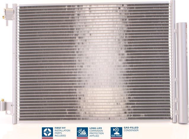 Радиатор кондиционера (конденсатор) Nissens (алюминий) для Smart Forfour II (W453) 2014-2026. Артикул 940593