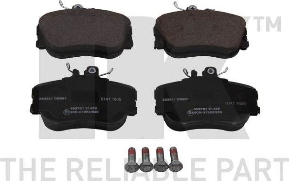 Тормозные колодки NK. Артикул 223321