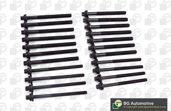 Комплект болтов ГБЦ BGA. Артикул BK5306