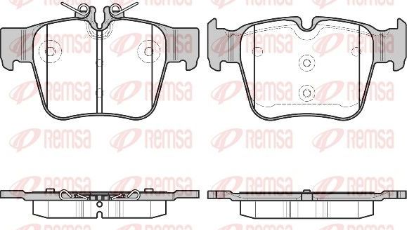 Тормозные колодки Remsa. Артикул 1697.00