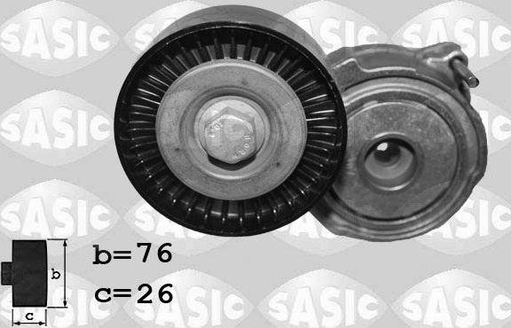 Натяжной ролик (натяжитель) приводного клинового зубчатого ремня Sasic. Артикул 1626197