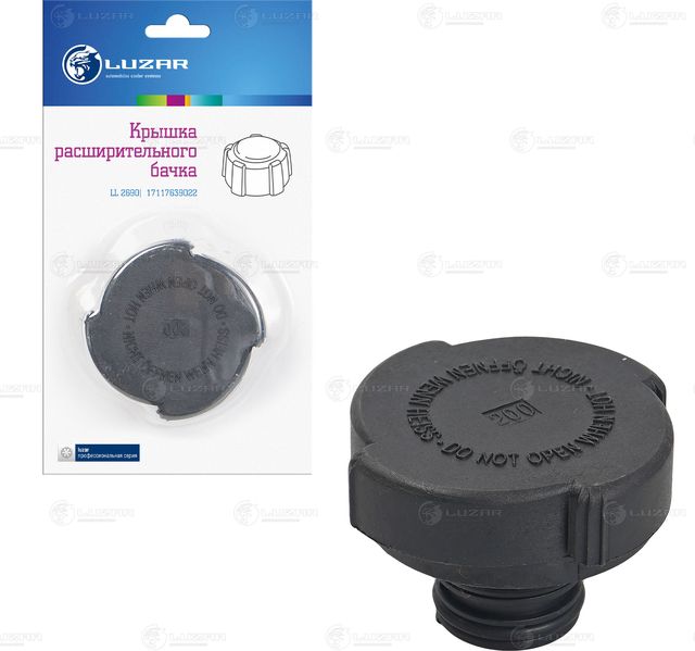 Крышка (пробка) расш. бачка для а/м BMW X5 (E53) (00-)/X3 (E83) (04-)/3 (E46) (98-) (LL 2690) (Luzar) Luzar (полимерный материал). Артикул LL 2690