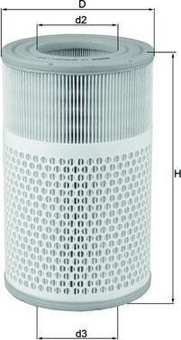 Воздушный фильтр Mahle для Saab 9-5 I 2003-2009. Артикул LX 2079