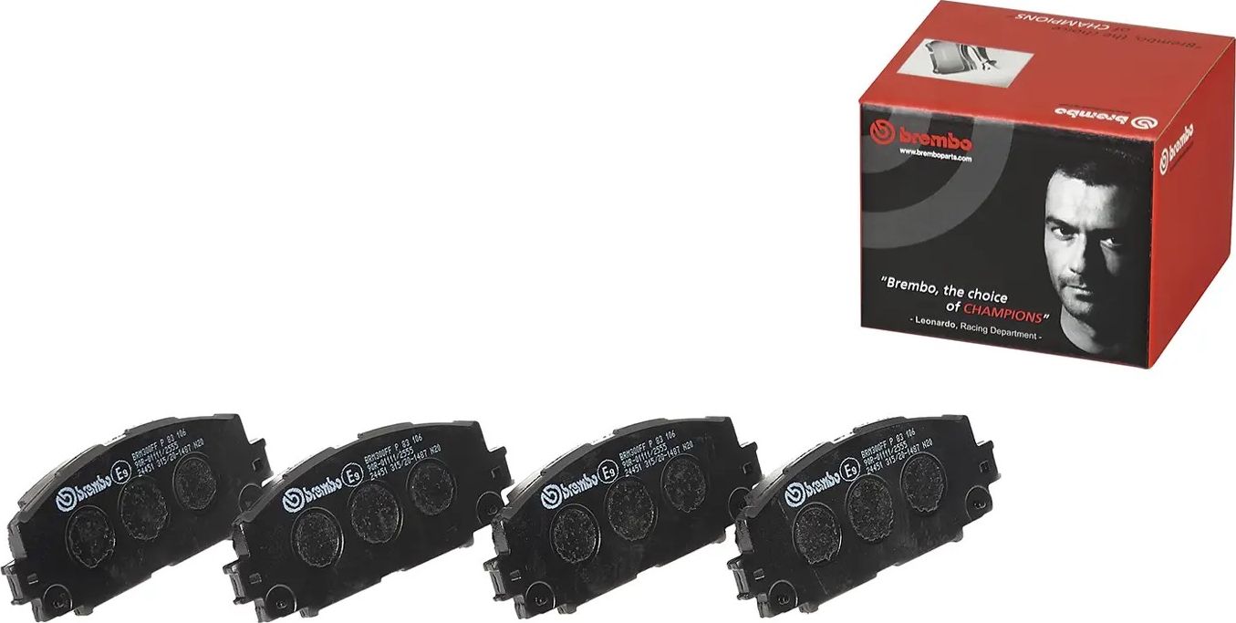 Тормозные колодки Brembo PRIME LINE. Артикул P 83 106