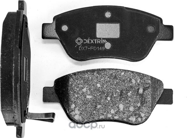 Колодки тормозные передние (Dextrim). Артикул DX7FD149