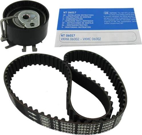 Ремень ГРМ с роликами (комплект) SKF для Nissan Kubistar X76 2006-2026. Артикул VKMA 06002