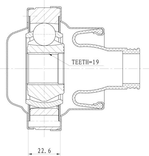 Шрус Карданного Вала (Zikmar). Артикул Z87091R
