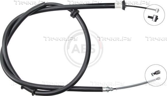 Трос ручника (тросик ручного тормоза) ABS. Артикул K16828
