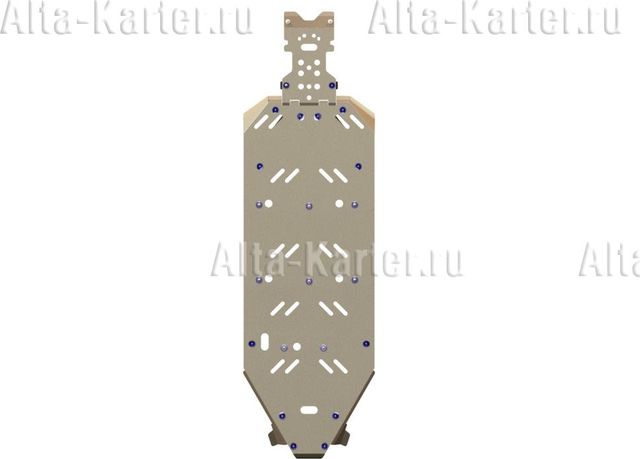 Защита Storm для днища квадроцикла Polaris Ranger RZR XP EFI 2011-2025. Артикул 40.2238