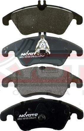 Тормозные колодки Akyoto Packing AKYOTO. Артикул AKD-16105