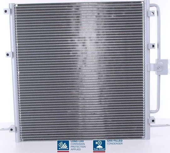 Радиатор кондиционера (конденсатор) Nissens (алюминий) для Land Rover Range Rover II 1994-2002. Артикул 94257