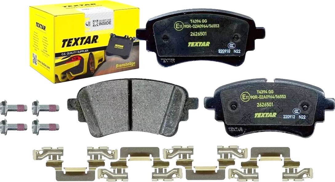 Тормозные колодки Textar. Артикул 2626501