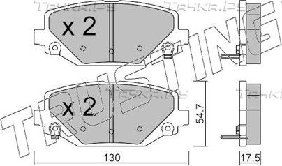 Тормозные колодки Trusting задние для Volkswagen Routan 2008-2013. Артикул 963.0
