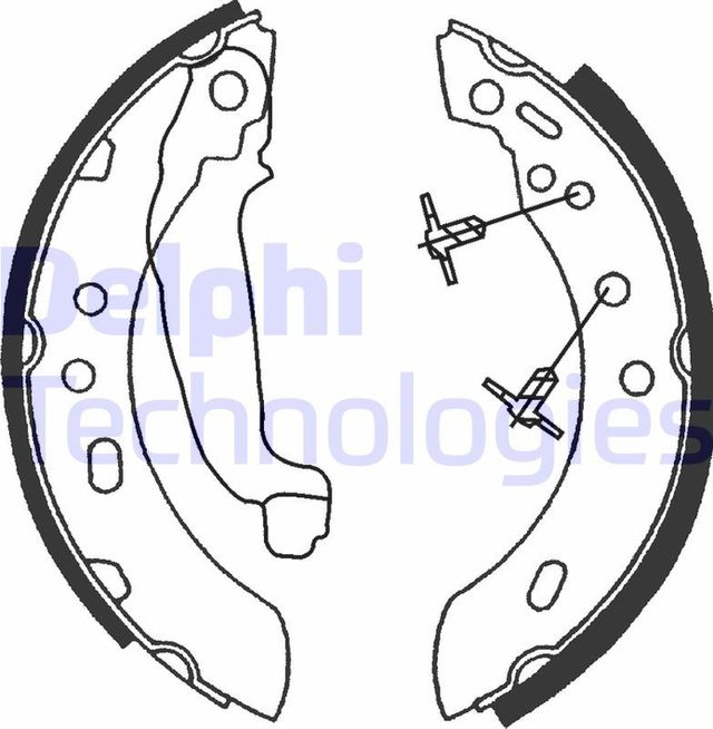 Тормозные колодки Delphi. Артикул LS1689