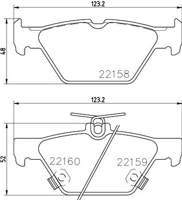 Тормозные колодки Nisshinbo задние для Subaru Levorg 2015-2026. Артикул NP7016