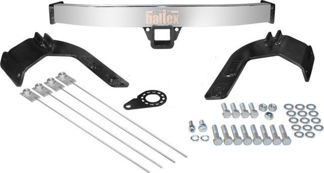 Балка фаркопа Baltex для Toyota Land Cruiser 200 2007-2021 под квадрат 50х50 с нержавеющей накладкой. Артикул 249454