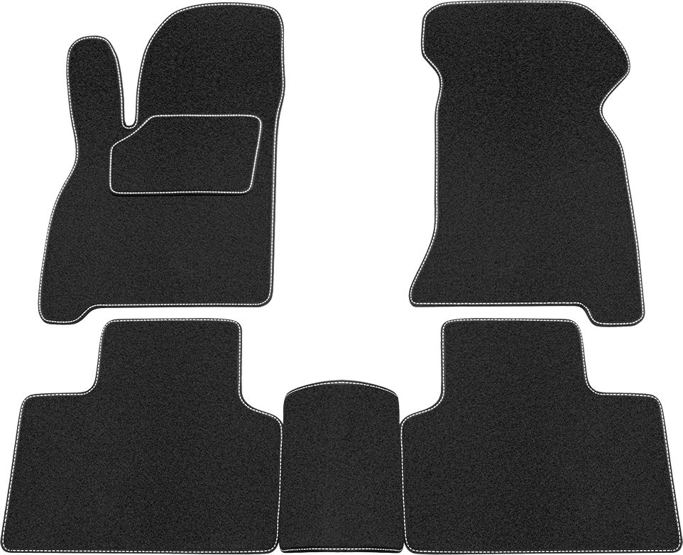 Коврики Rezkon ворсовые Стандарт для салона Lada Priora 2170, 2171, 2172 2007-2018. Артикул 2539025200