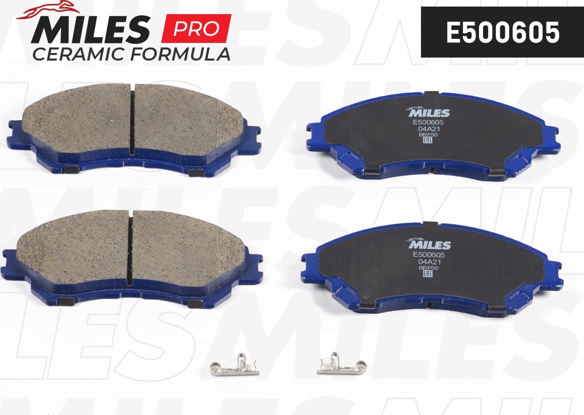 Тормозные колодки Miles (Керамика). Артикул E500605