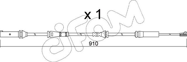 Датчик износа тормозных колодок  Metelli. Артикул SU.350