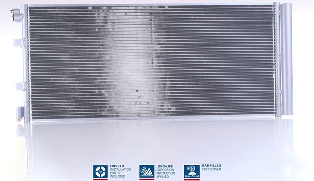 Радиатор кондиционера (конденсатор) Nissens (алюминий) для Renault Master III 2010-2026. Артикул 940158