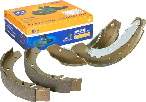 Колодки тормозные PSA BERLINGO/PARTNER 96- барабан. (Kraft). Артикул KT091545