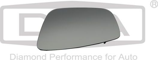 Зеркальное стекло бокового зеркала DPA левое для SEAT Mii 2011-2019. Артикул 88570630702