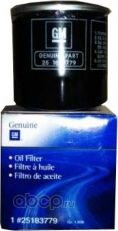 Фильтр масляный 96570765/25183779 OE Acdelco. Артикул 25183779