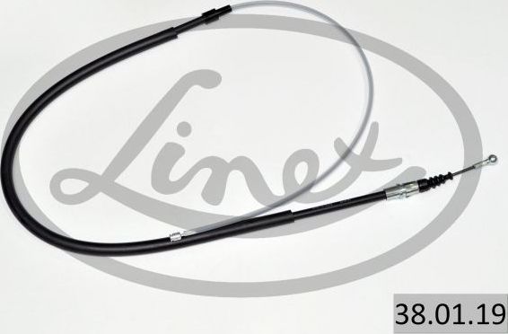 Трос ручника (тросик ручного тормоза) Linex. Артикул 38.01.19