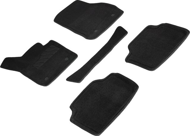 Коврики Seintex 3D ворсовые для салона BMW 3 F30 Xdrive 2012-2019 ЧЕРНЫЕ. Артикул 97443