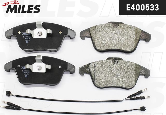 Тормозные колодки Miles (Low-Metallic). Артикул E400533