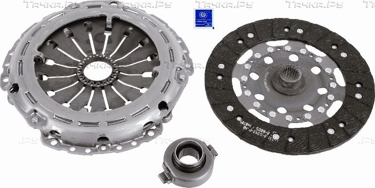 Сцепление (комплект) SACHS для Peugeot 406 I 2000-2004. Артикул 3000 859 301