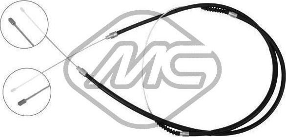 Трос ручника (тросик ручного тормоза) Metalcaucho. Артикул 80829