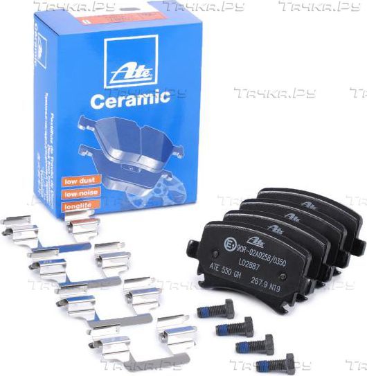 Тормозные колодки ATE Ceramic задние для Volkswagen Passat B7 2010-2014. Артикул 13.0470-2887.2
