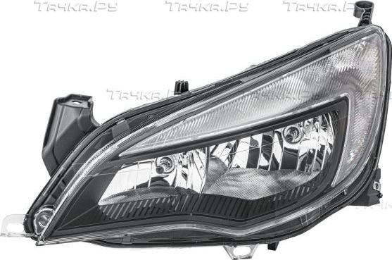 Фара передняя основная Hella левая для Opel Astra J 2009-2017. Артикул 1EG 010 011-351