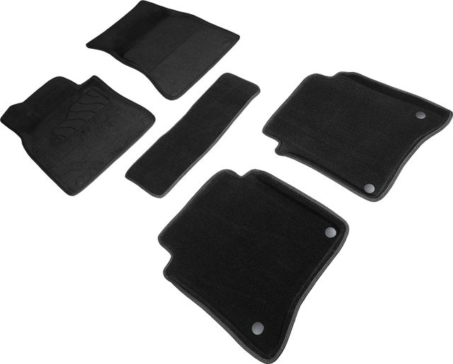 Коврики 3D Seintex для салона Mercedes-Benz S-Класс W223 длинная база 2020-2026 ЧЕРНЫЕ. Артикул 96337