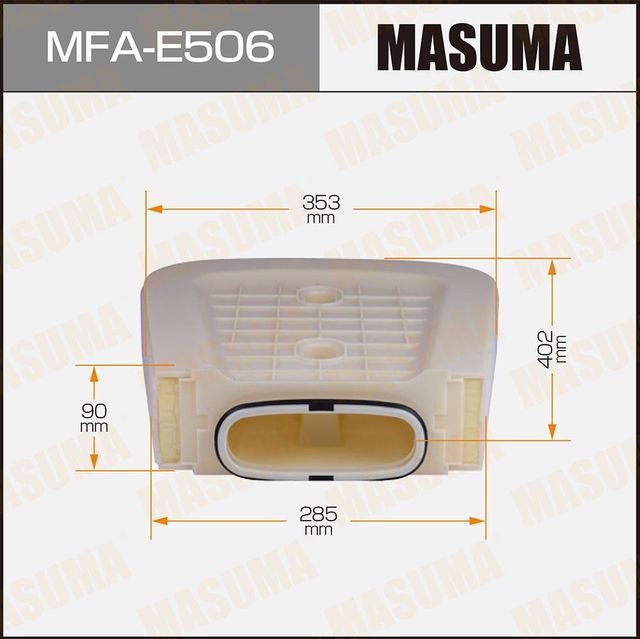 Воздушный фильтр Masuma. Артикул MFA-E506