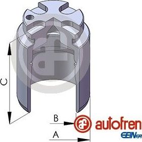 Поршень тормозного суппорта Autofren Seinsa (сталь). Артикул D02548