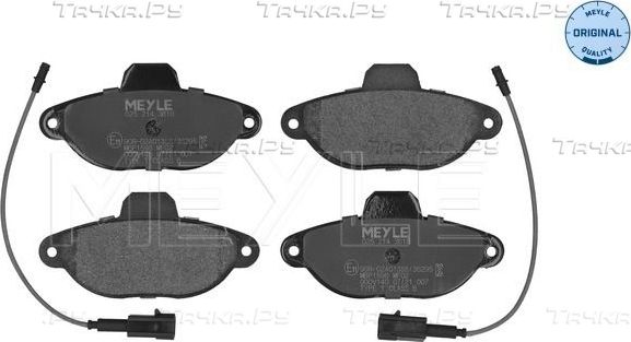 Тормозные колодки Meyle Original. Артикул 025 214 3616