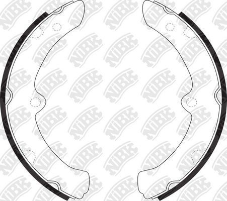 Тормозные колодки NiBK. Артикул FN2296