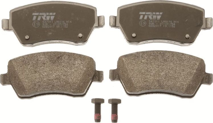 Тормозные колодки TRW. Артикул GDB2017
