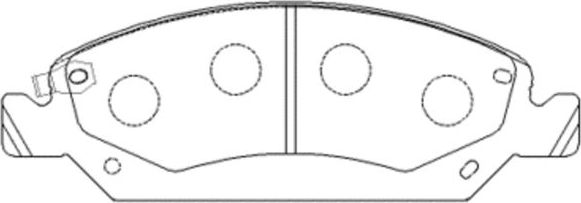 Тормозные колодки CTR. Артикул GK1526