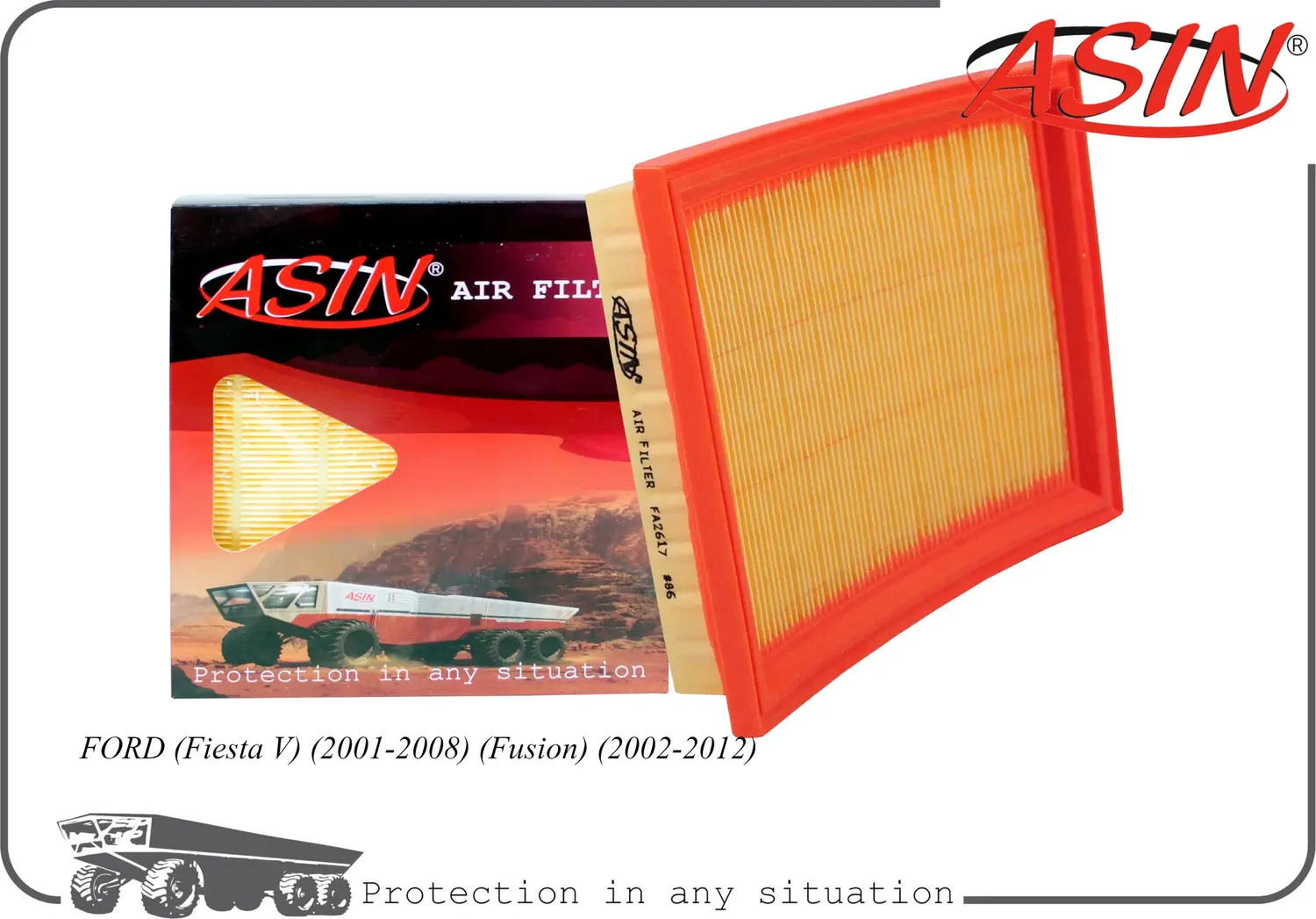 Фильтр воздушный (Asin). Артикул ASINFA2617