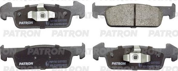 Тормозные колодки Patron. Артикул PBP1700