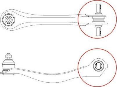 Сайлентблок переднего рычага подвески CTR нижний для Chrysler 300C I 2004-2012. Артикул GV1021