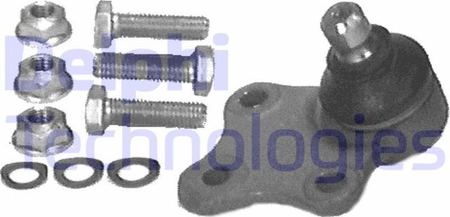 Шаровая опора Delphi передняя правая/левая нижняя для Peugeot Partner Origin 2008-2013. Артикул TC420
