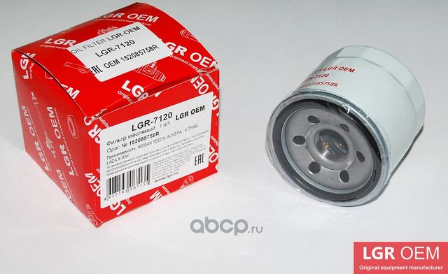 Фильтр масляный (LGR). Артикул LGR7120