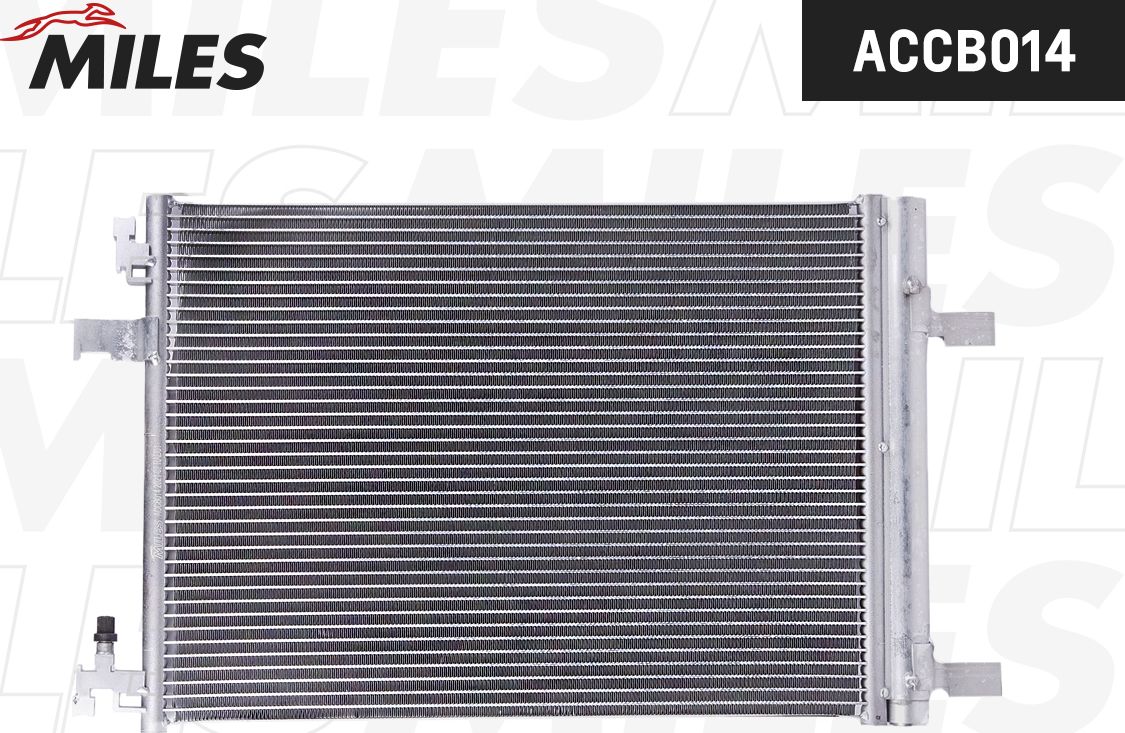 Радиатор кондиционера (конденсатор) Miles (алюминий). Артикул ACCB014