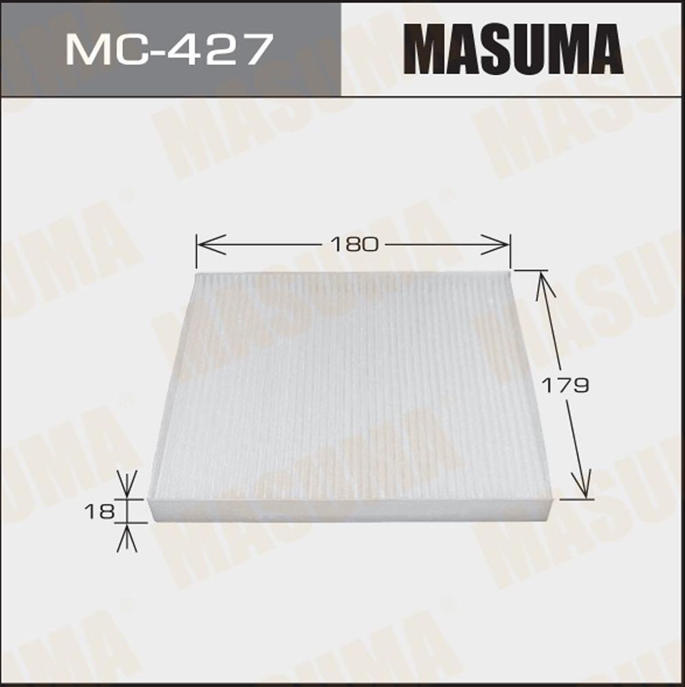 Салонный фильтр Masuma. Артикул MC-427